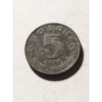 Австрия 5 грош 1951