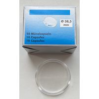 Капсулы для монет 38,5 мм. Leuchtturm. Германия. Цена за 1 шт.