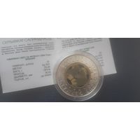 Красивая монета футбол 2006, лоты банк, с рубля!!
