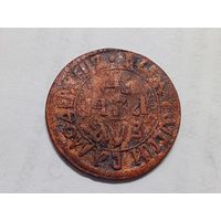 Денга 1707 год.