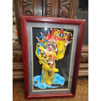 Картина с объемной фигурой Сунь Укуна, также известного как Царь Обезьян.