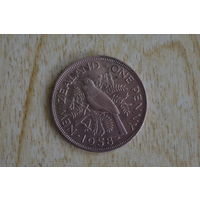 Новая Зеландия 1 пенни 1958