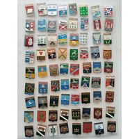 Значки. Гербы городов. Геральдика. Цена указывается за один значок. #-I-06