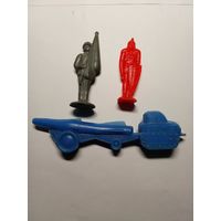 Солдатики из СССР, металл, пластик