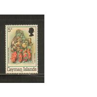 Кайманы-1984(Мих.457III) , **   ,  Морская  Фауна ,Раковины