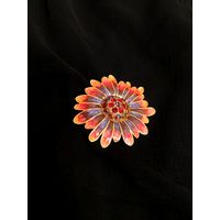 Брошь, винтаж, цветок