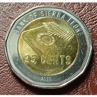 Сьерра-Леоне 25 центов, 2022     ( 2-9-3 )