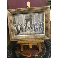 Старинная литография, Европа, много лотов с рубля