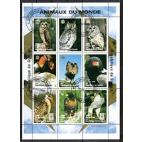 Хищные птицы Гвинея 1998 год 1 малый лист