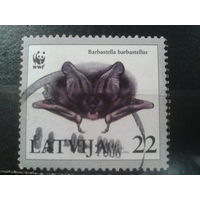 Латвия, 2008. WWF. Летучая мышь-мопс