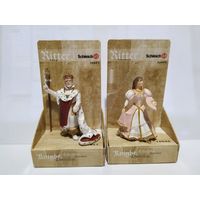 Фигурки Король и Принцесса ,Тулон одним лотом,Schleich(Германия) филигранно выполненные