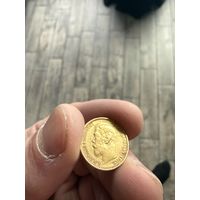 Николай 2 золото, 5 рублей 1898 г.