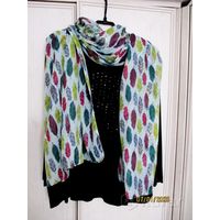 Три легких качественных шарфа