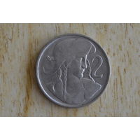 Чехия 2 кроны 1947 с 1 руб