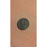 Турция, 25 новых курушей 2009.