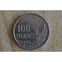 Франция 100 франков 1954 с 1 руб