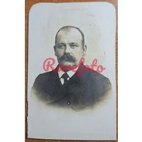 1910-е Визит-портрет джентельмен типаж ретро студийное фото анонимное