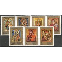 Венгрия. Старинные иконы. 1975г. Mi#3081-87. Серия.