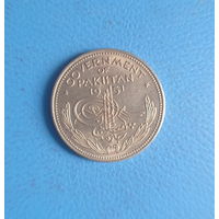 Пакистан 1/2 рупии 1951 год состояние
