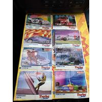 70  вкладышей  Турбо  спорт  Turbo  sport  номера  с  1  по  70