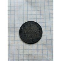 4 пфенинга 1865 года