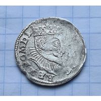 Трояк 1597 год хорошее состояние