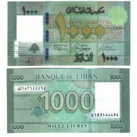 Ливан 1000 ливров 2014 год UNC