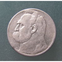2 злотых 1934 серебро Польша Пилсудский ( Rzeczpospolita Polska ) 2 zlote 1934