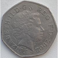 Великобритания 50 пенсов 2002 г.