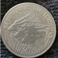 Чад 100 франков, 1972 г., KM# 2