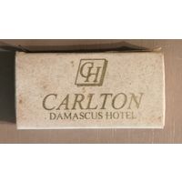 Спички, спичечные коробки 5 х 2.5 х 1 см, Сирия, Дамаск, отель "CARLTON"