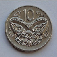 Новая Зеландия 10 центов. 1982 г.