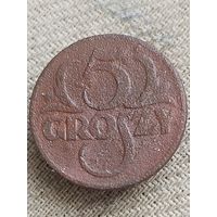 Распродажа - 5 грошей 1923г.,Польша,Вторая Республика