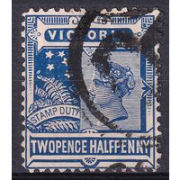 118.Aust. Великобритания. Австралийские штаты. Виктория. Стандарт. 1899 г. 2 1/2p. Mi.#114.