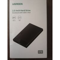 Бокс для накопителей 2.5" SSD Ugreen 50743 USB3.1