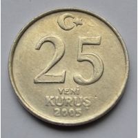 Турция, 25 куруш 2005 г.