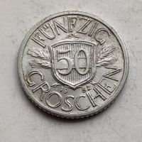 Австрия 50 грошей  1952 г.