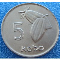 Нигерия. 5 кобо 1989 год  KM#9.2