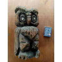 Сова Резьба по дереву времен СССР