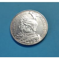 Германия. 2 марки. 1901 год. 200 лет Пруссии. Серебро. Распродажа с 1 рубля!