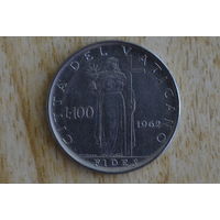 Ватикан 100 лир 1962 с 1 руб