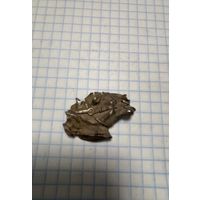 Накладка голова лошади серебро