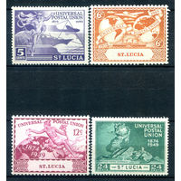 Британские колонии - Сент-Люсия - 1949 - 75 лет Всемирному почтовому союзу - 4 марки - полная серия, MNH [Mi 134-137]. #2-Bc-56-A-1