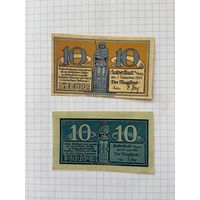 Нотгельд 10-10 пфеннигов Германия Хальберштадт-0101
