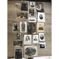 Фото из старинного альбома.1920-1950-е годы.цена за все.