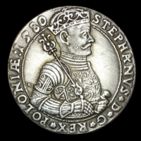 Копия Польша 1 талер 1580 Стефан Батория