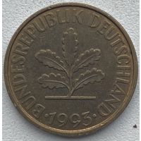 Германия 10 пфеннигов 1993 г. F