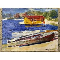 Картина (На озере) С.Радченко 2011г