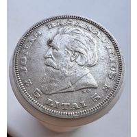 5 лит 1936, Литва,  Первая Республика (1925 - 1938) серебро