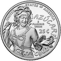 США 25 центов, 2024 P Селия Крус UNC
